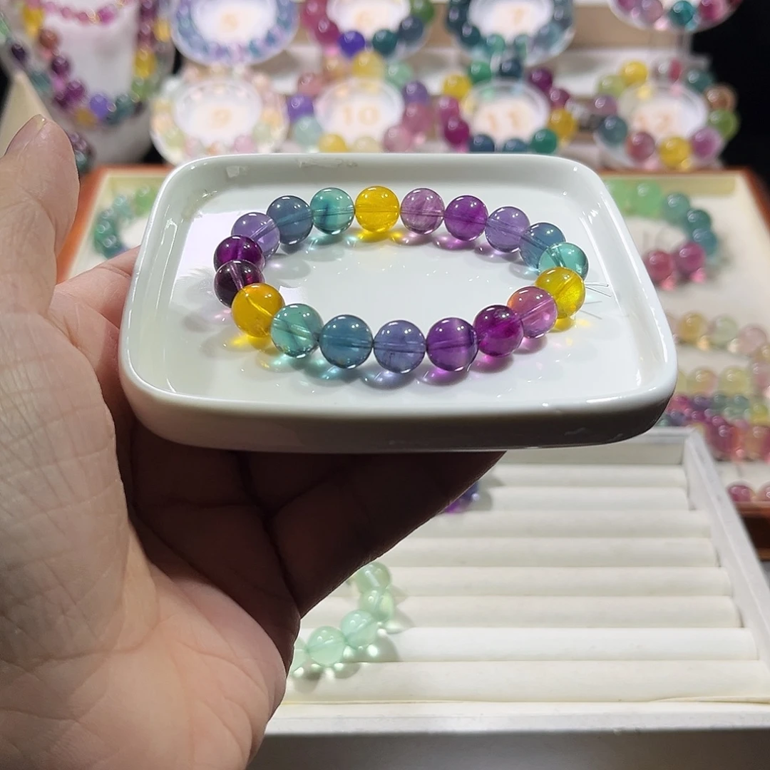 手链未镶嵌萤石彩虹