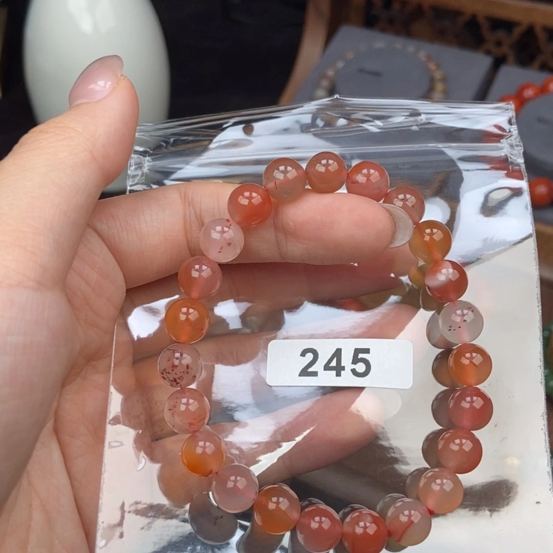 南红玛瑙未镶嵌手链