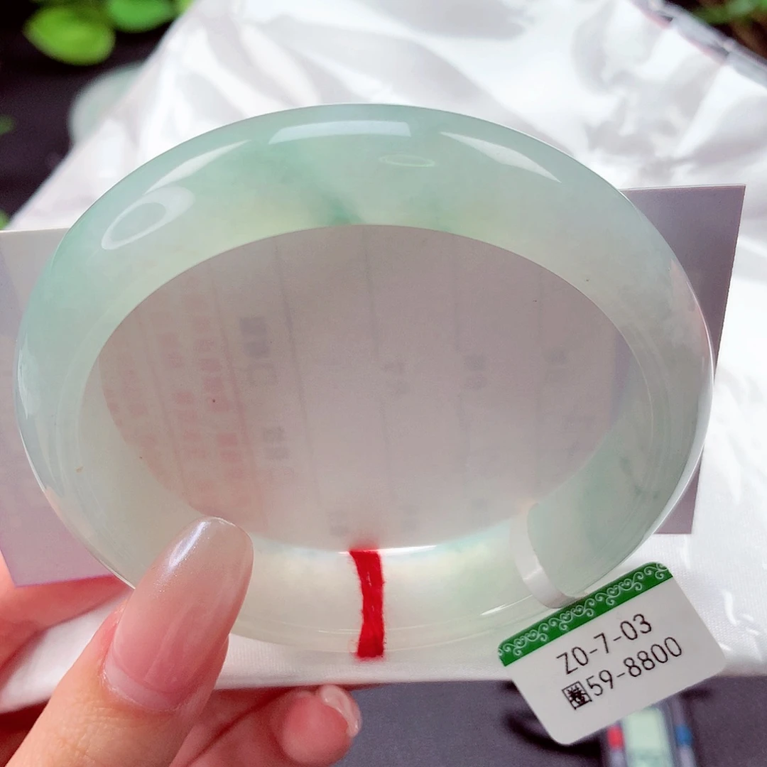 翡翠未镶嵌手镯缅甸天然a货翡翠手镯
