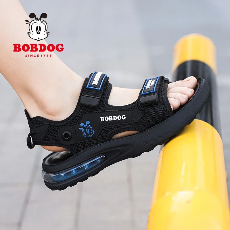 巴布豆凉鞋男童2025夏季新款儿童沙滩鞋男孩气垫防滑中大童凉鞋潮