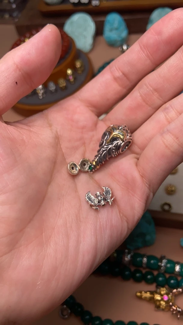 925银银制品 26号埃奎斯三通一套14mm银饰