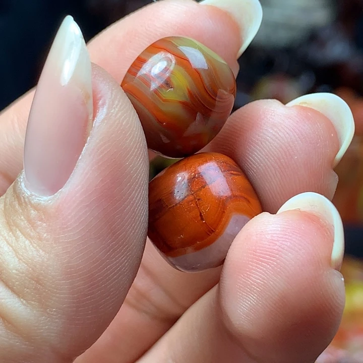 玛瑙/玉髓戒指未镶嵌