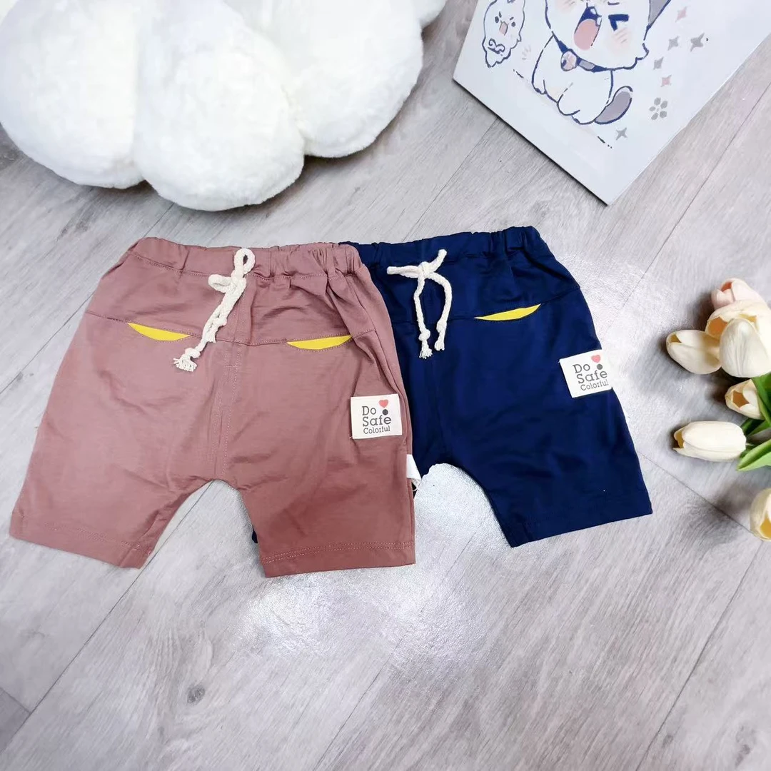 儿童夏季笑脸夏季外出休闲短裤 3068