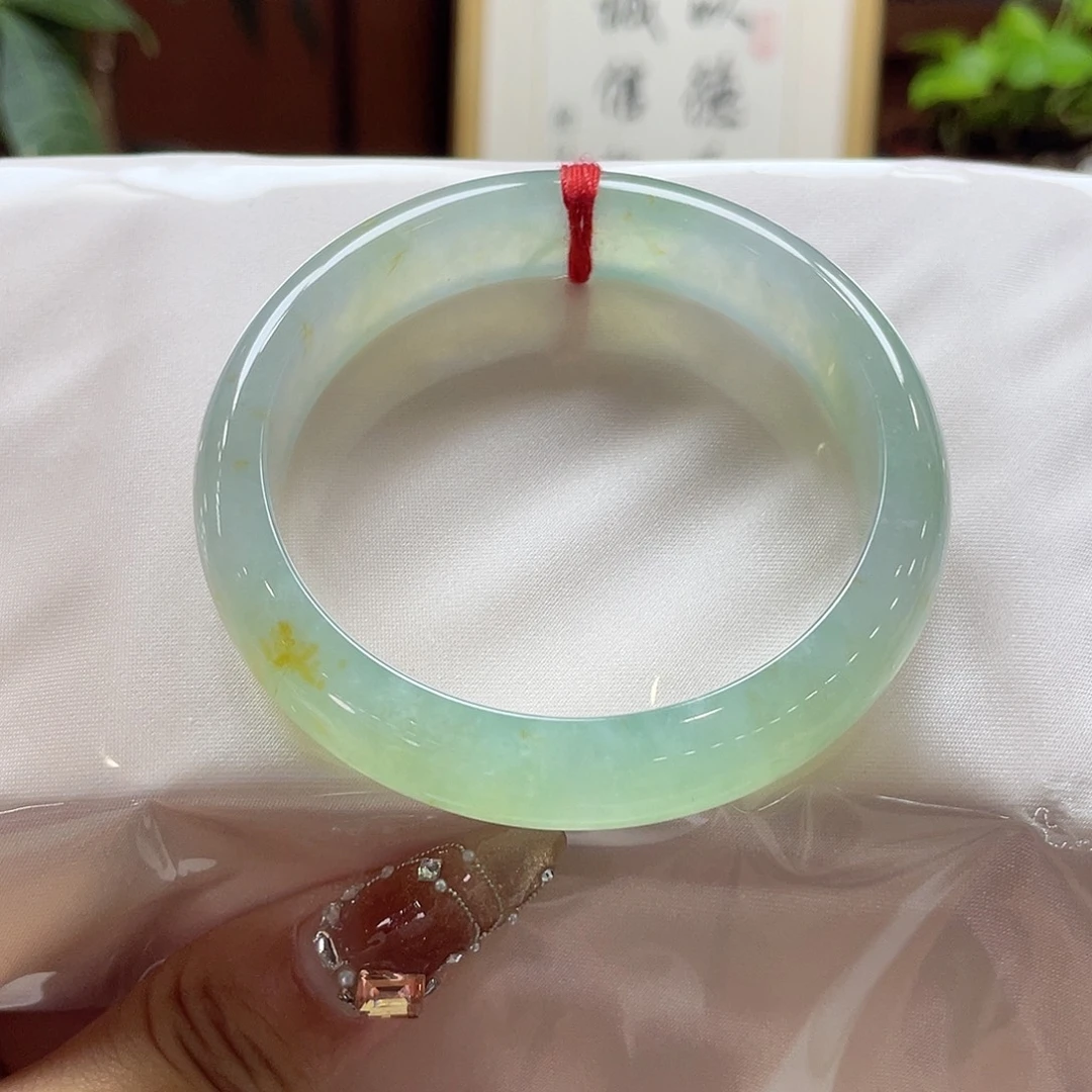 翡翠未镶嵌手镯28号