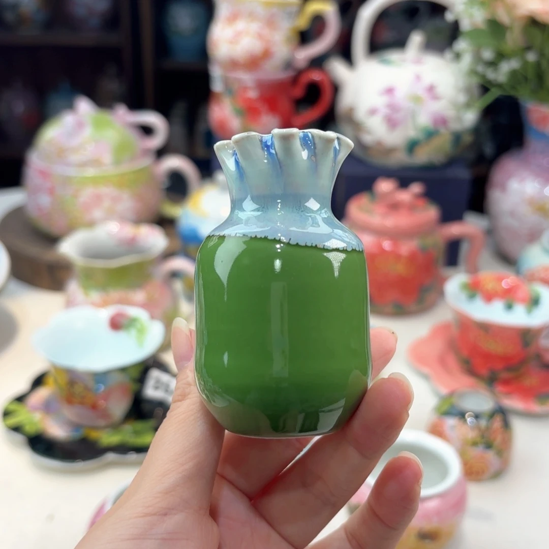 景德镇手绘高温釉下彩陶瓷茶具