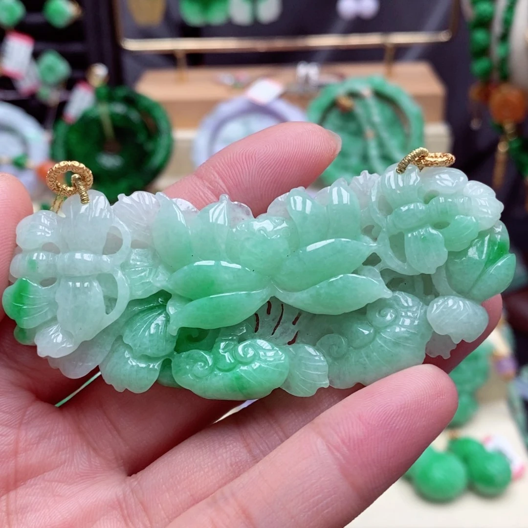 颈饰未镶嵌翡翠翡翠吊坠