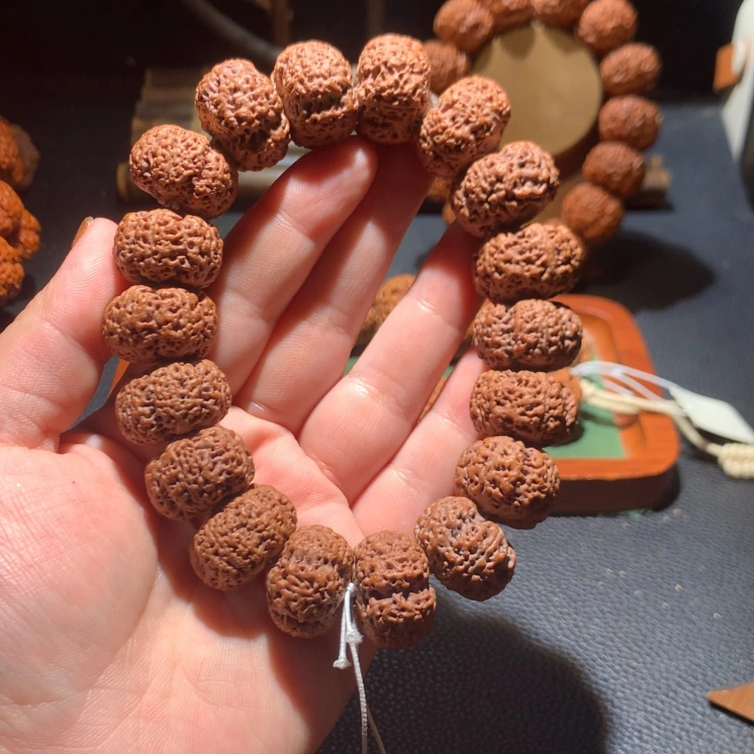 金刚菩提手串22+熊猫菠萝蜜定制