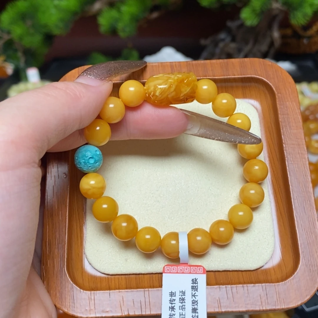 【闪购商品】未镶嵌蜜蜡手链手串