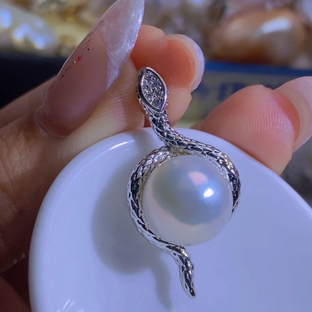 合金淡水珍珠天然珍珠无染色，无优化