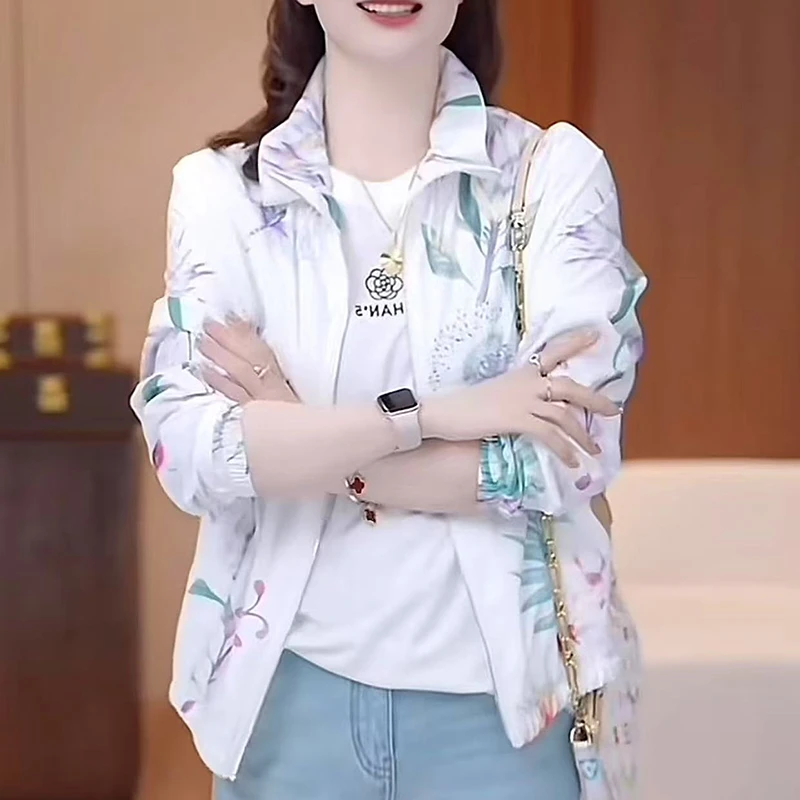 小个子花色防晒衣外套女2025夏季新款韩版轻薄透气上衣服