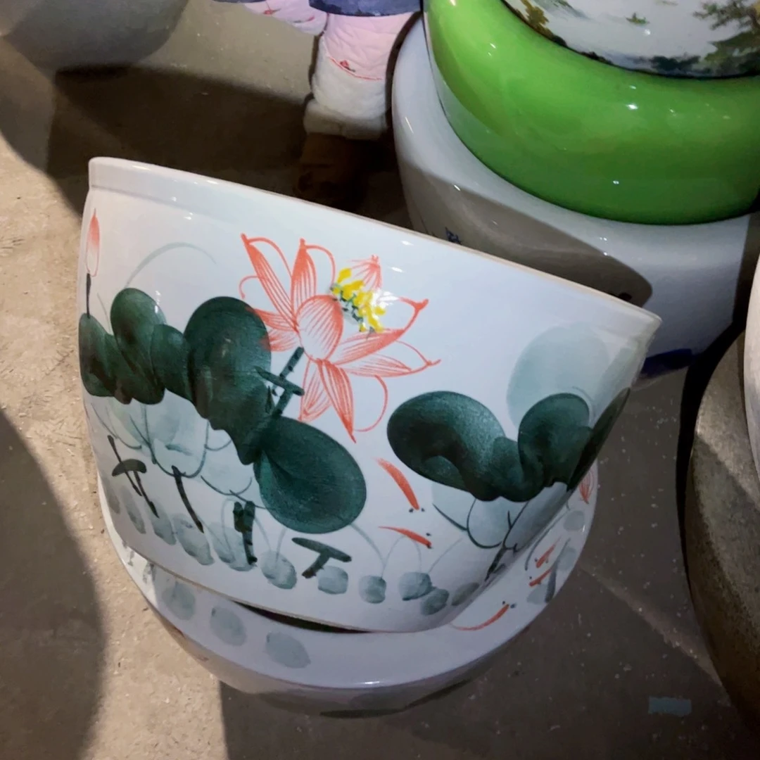 瓷片平口红荷花50全88888888888