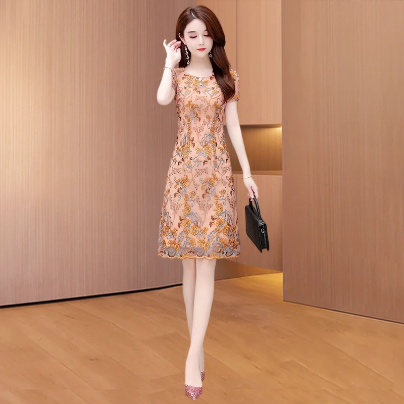 改良旗袍裙广州十三行爆款连衣裙女装春夏2025新款高端品牌高级感