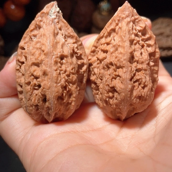 文玩核桃把件东北楸子小雪29