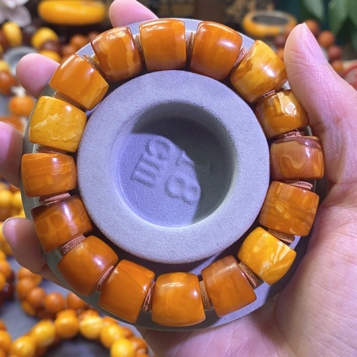 未镶嵌琥珀裸石琥珀蜜蜡手串