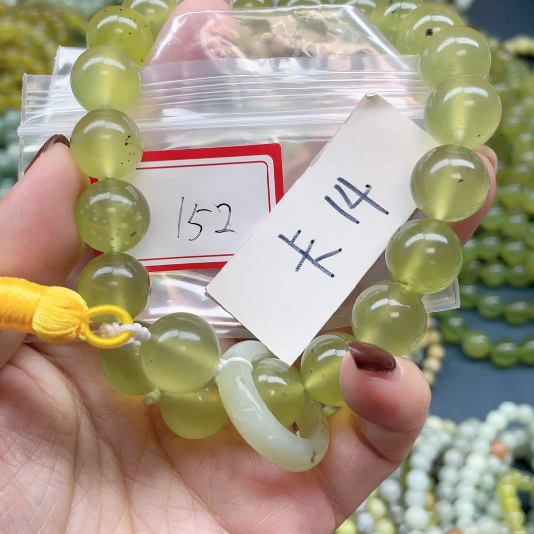 未镶嵌蛇纹石玉手串