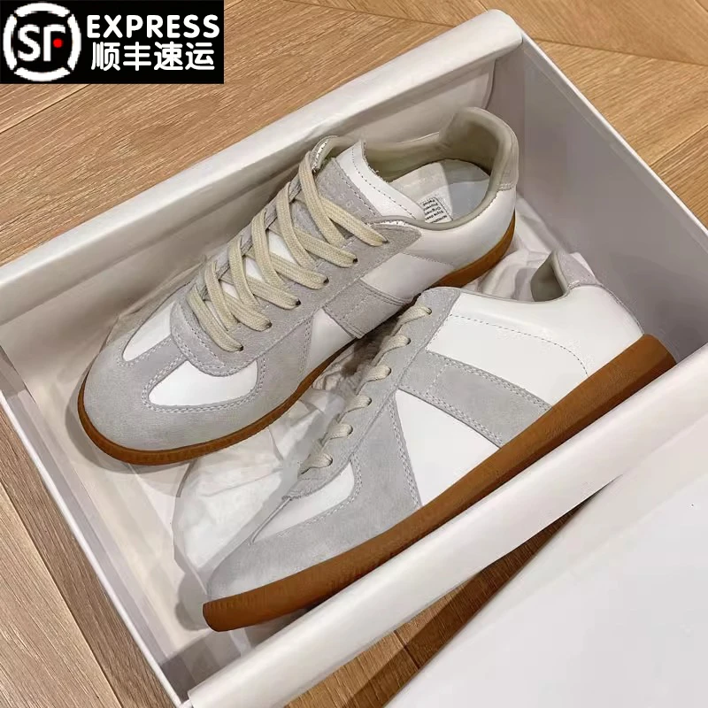 支持检证★德训鞋厚底2025新款男女运动休闲板鞋百搭阿甘鞋复古潮