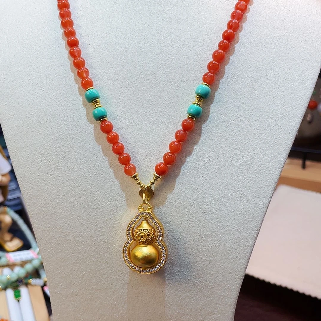 南红玛瑙颈饰未镶嵌南红玛瑙