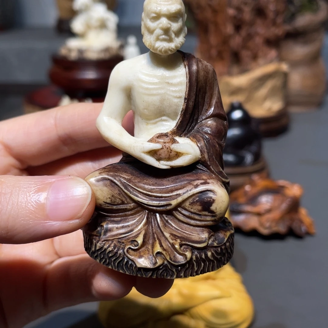 c***r香榧木鹿角摆件工艺品