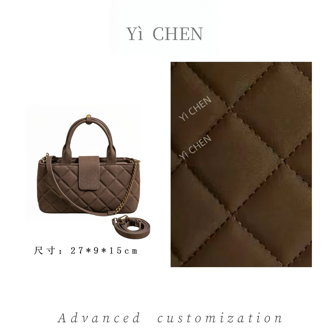 【Yì CHEN】SK-93010-沙漠棕色 简约时尚女士新款轻奢单肩斜跨包