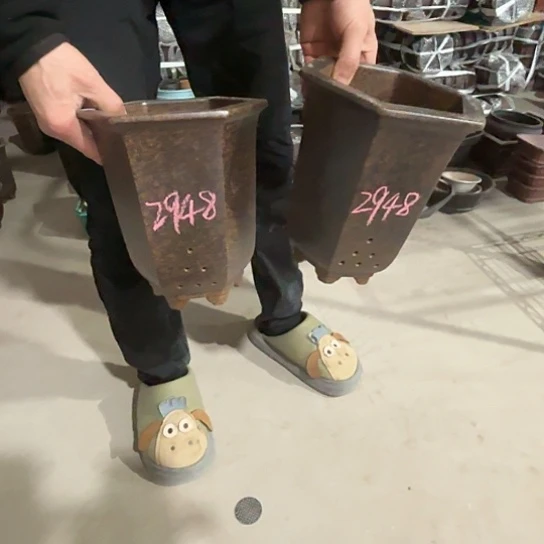 紫砂花盆我***有宜兴紫砂