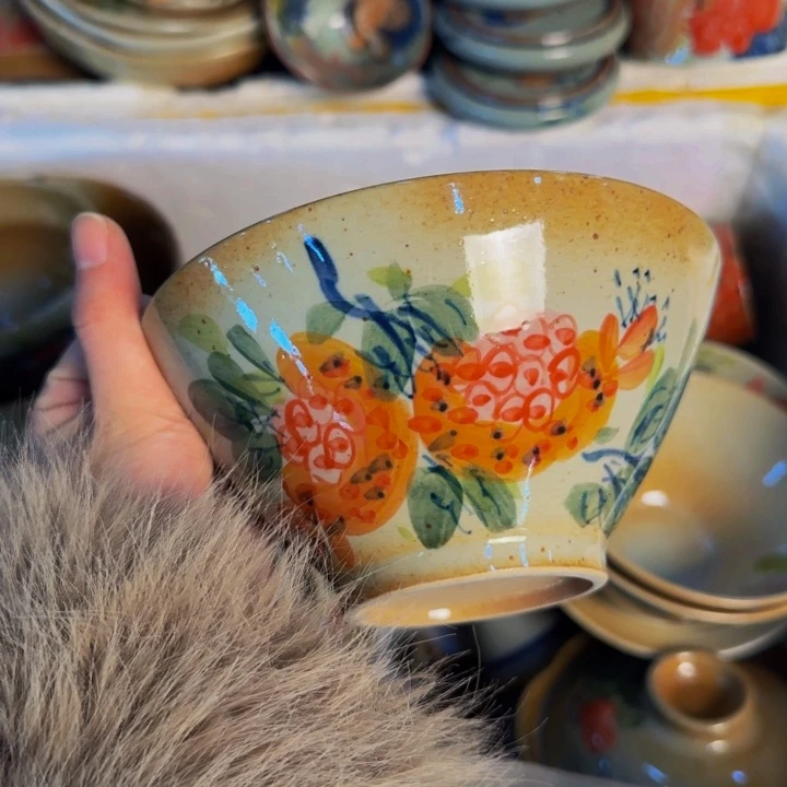 瓷片景德镇陶瓷手工手绘