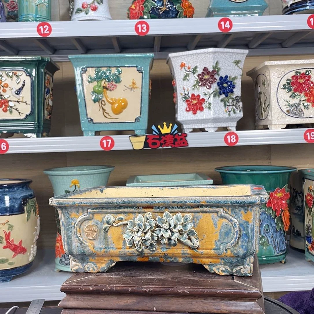 梦**寨正宗岭南石湾盆手工盆