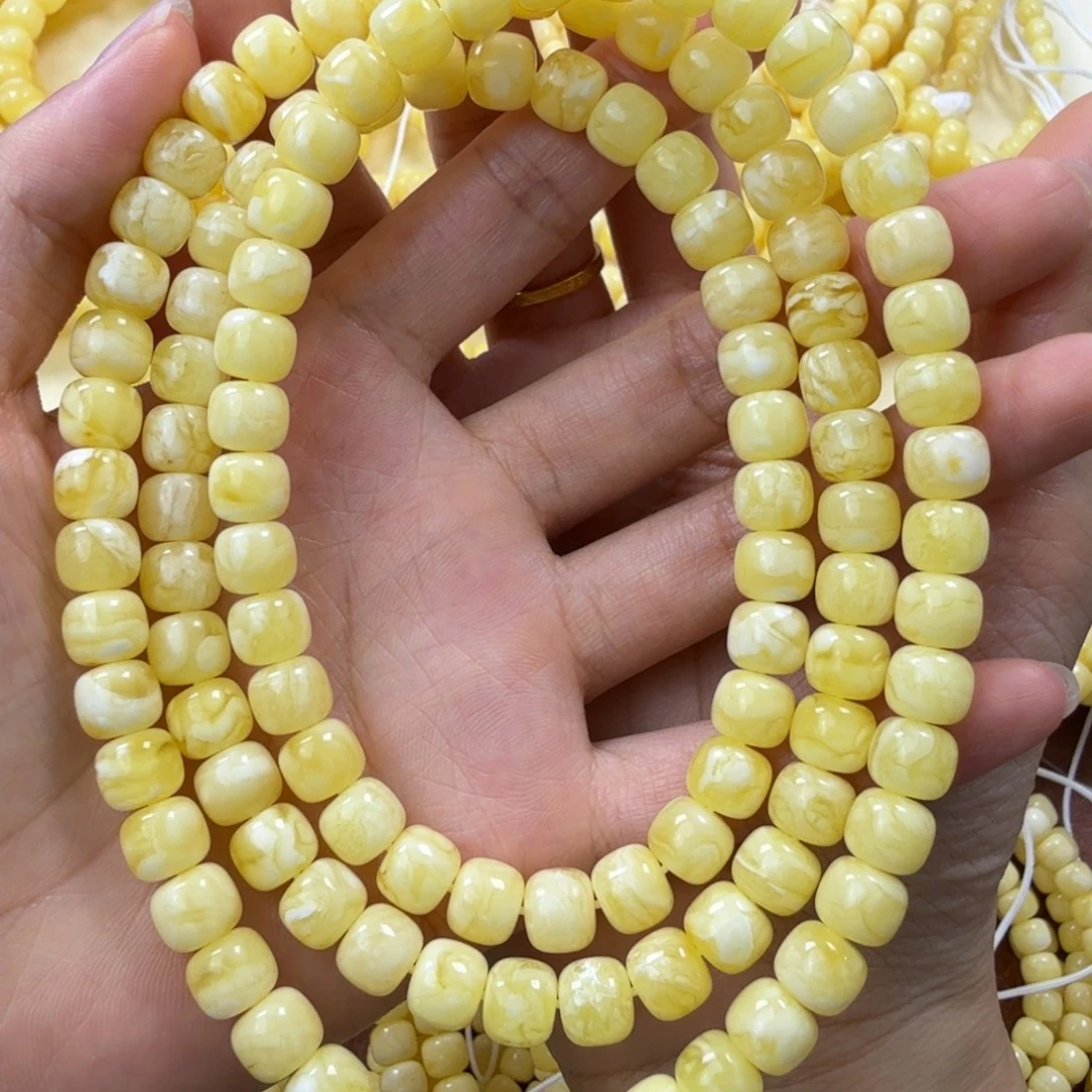 琥珀未镶嵌颈饰琥珀蜜蜡卡8.3