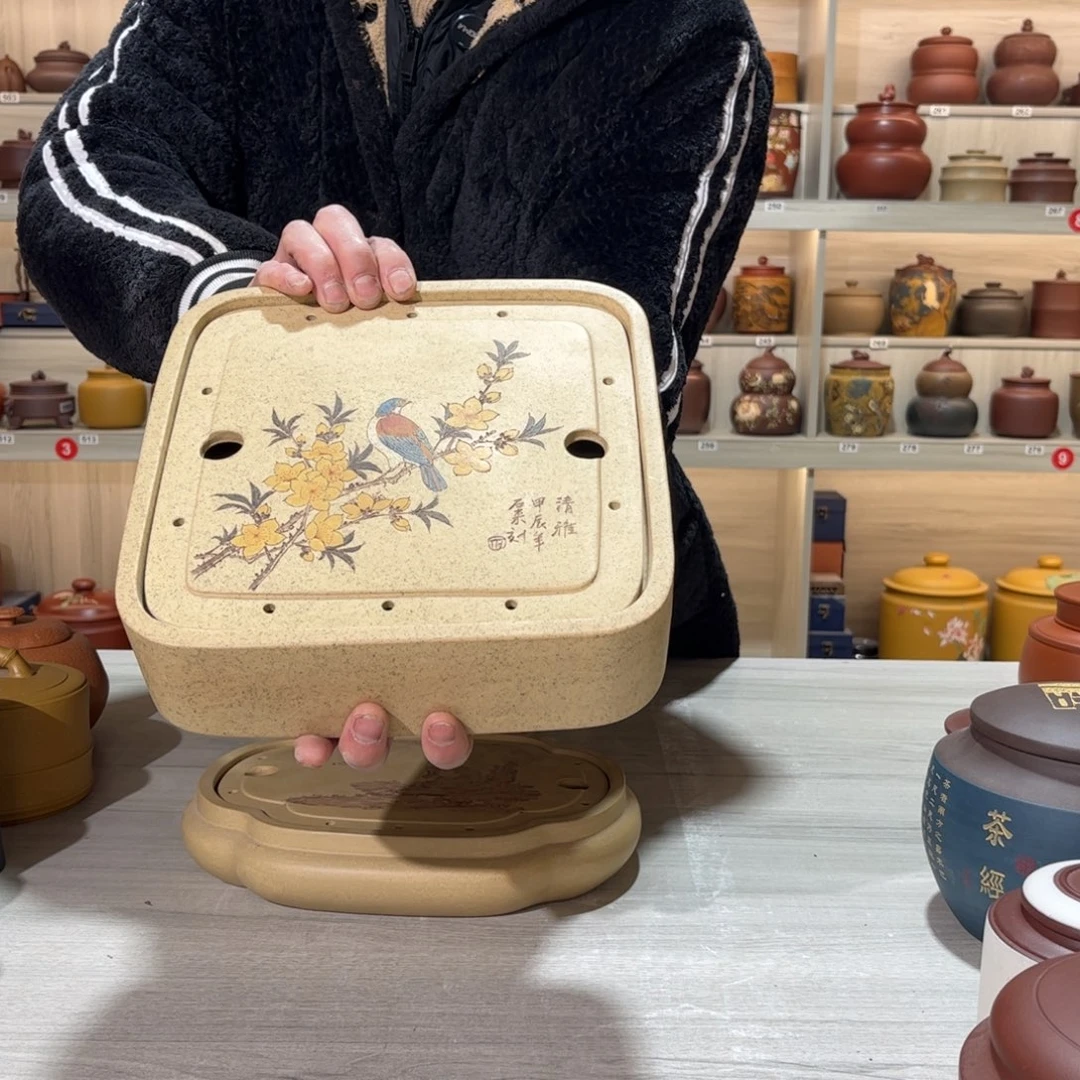 念***续茶叶罐紫砂干泡台