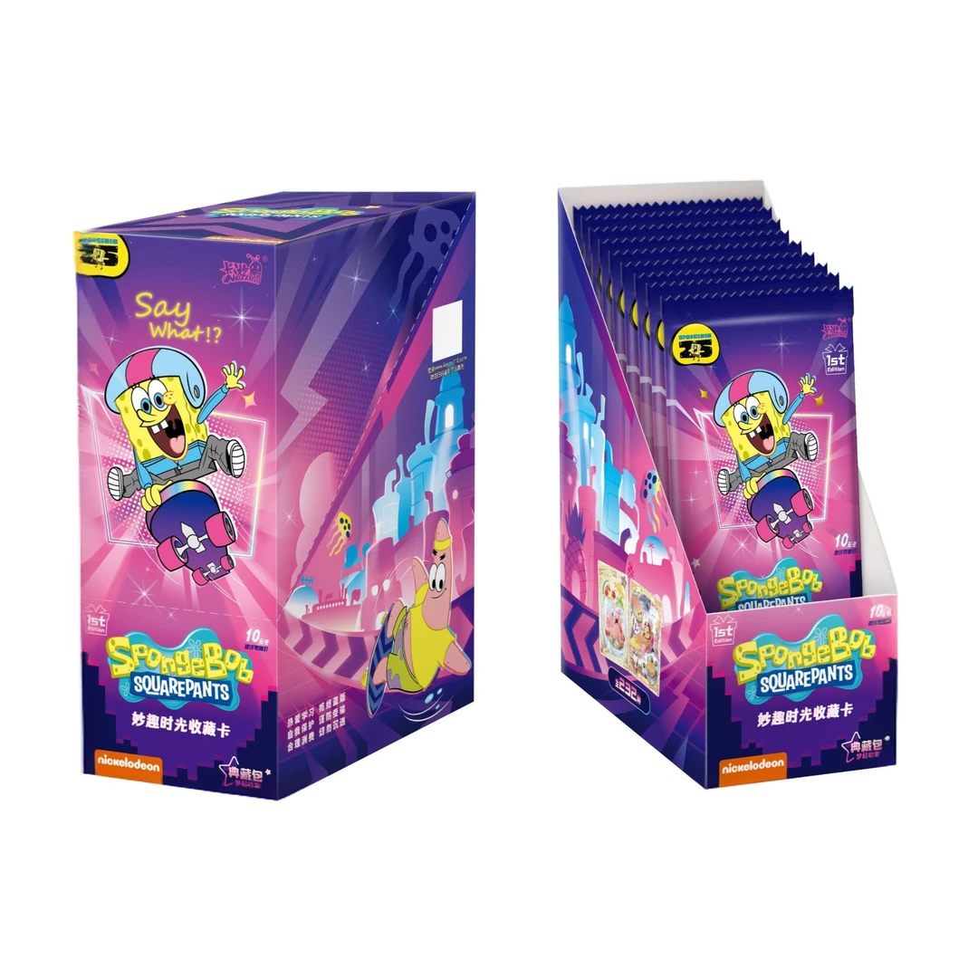 小懒羊&魔法【卡游-海绵宝宝-典藏包-梦起初章】卡牌盲盒（主播代拆）