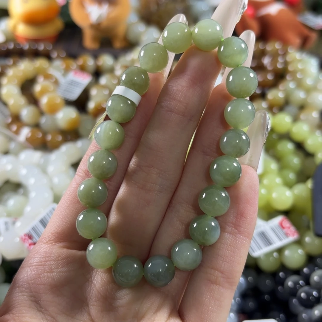 和田玉未镶嵌手链224