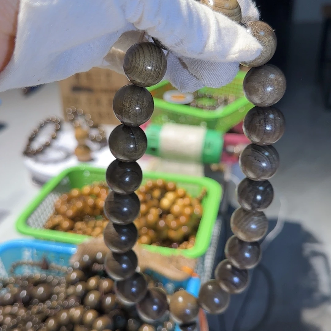 金丝楠木阴沉木2.0手持21颗