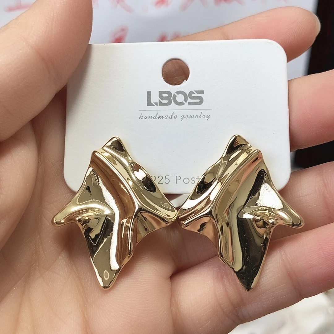锆石铁合金合金耳钉