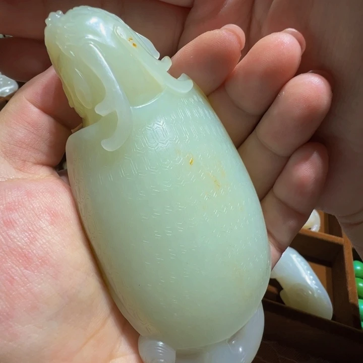 婵***儿和田玉未镶嵌颈饰