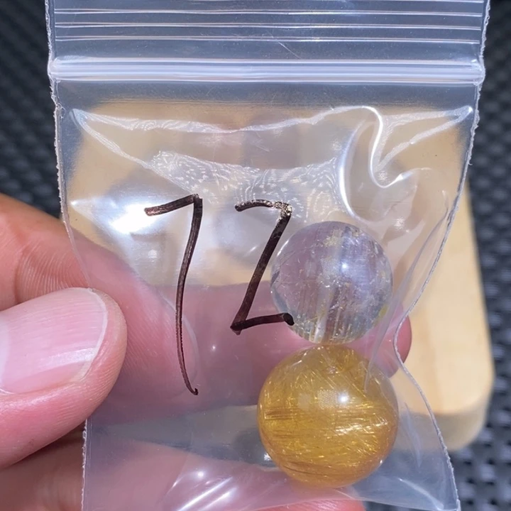 芭***龙未镶嵌发晶手链天然水晶手串