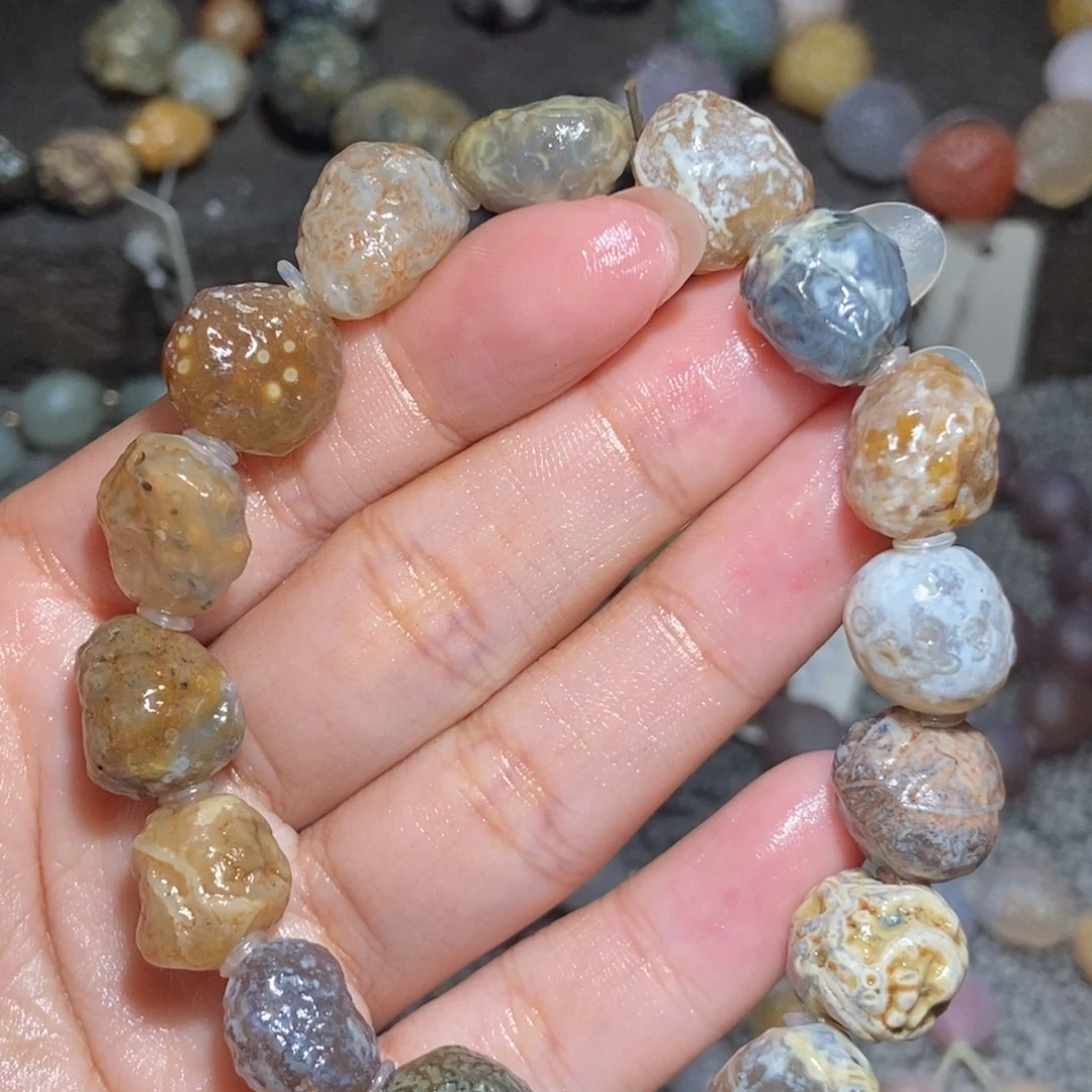 未镶嵌玛瑙/玉髓珠宝半成品