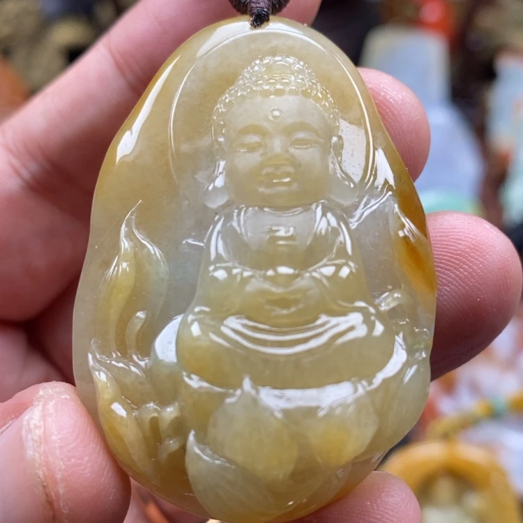 【闪购商品】颈饰未镶嵌翡翠缅甸翡翠A货吊坠
