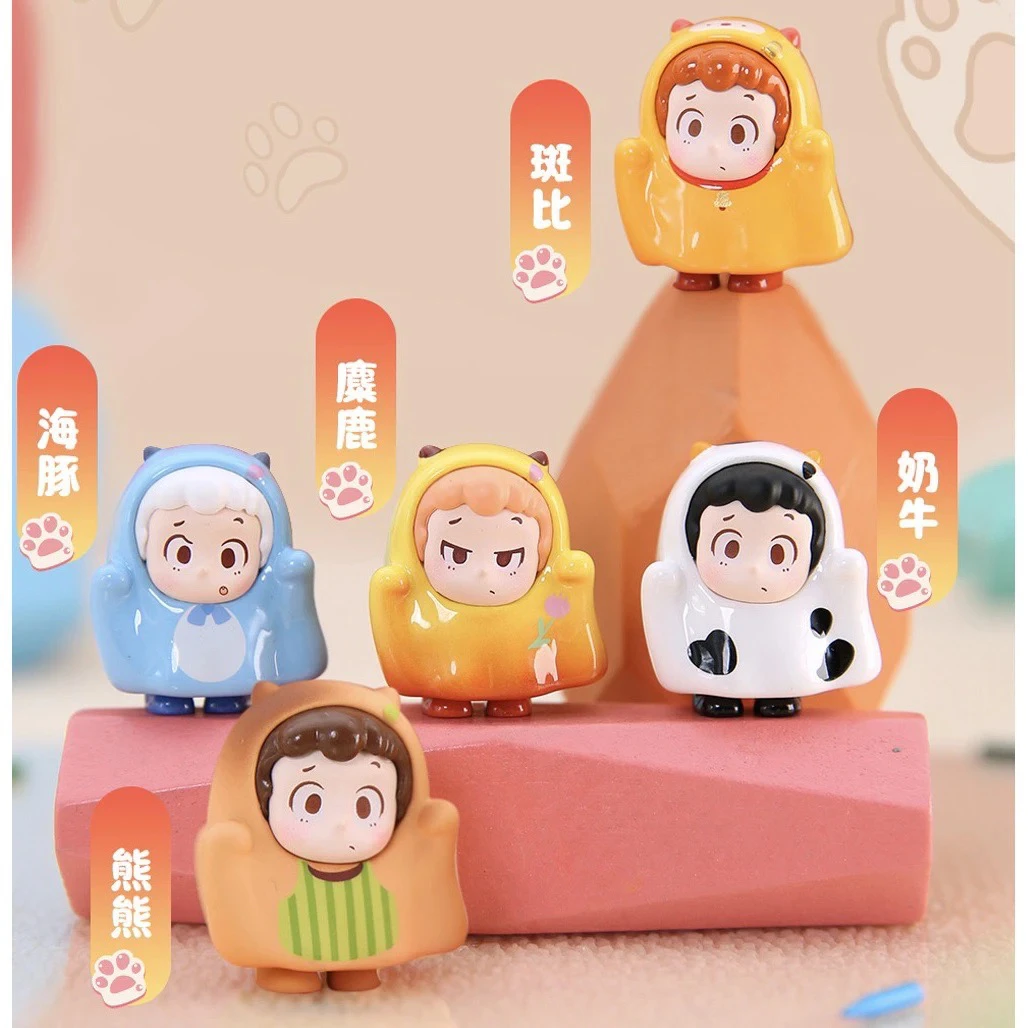 【特价四颗装】PINY一起鬼混萌粒胶囊系列潮玩盲盒可爱挂件手办