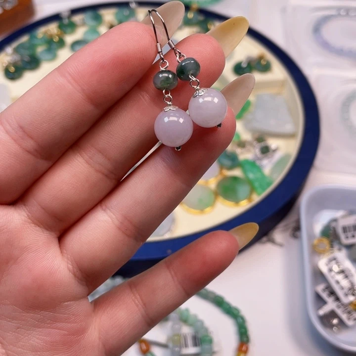 翡翠银S925镶嵌颈饰