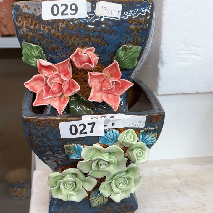 紫砂花盆粗陶材质多肉花盆