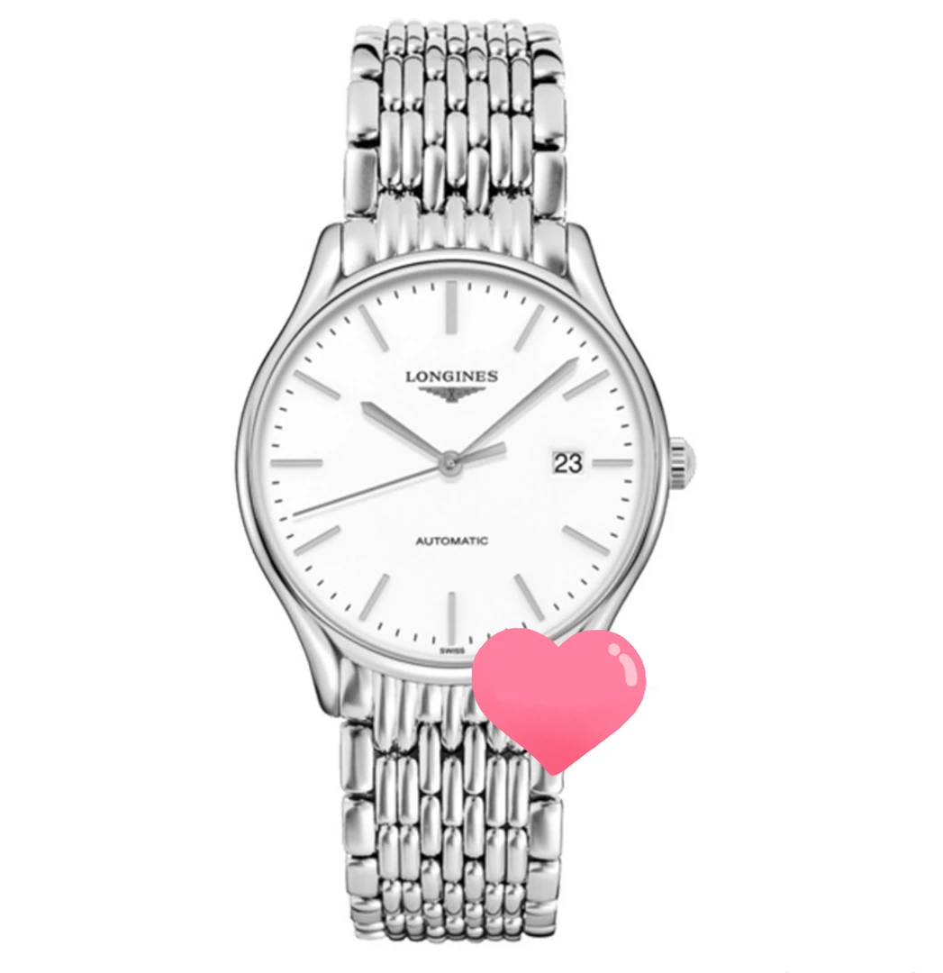 99新 Longines/浪琴 /律雅960白盘条丁/表径38.5/男士自动机械