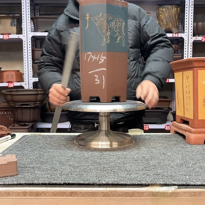 紫砂花盆紫砂等传统