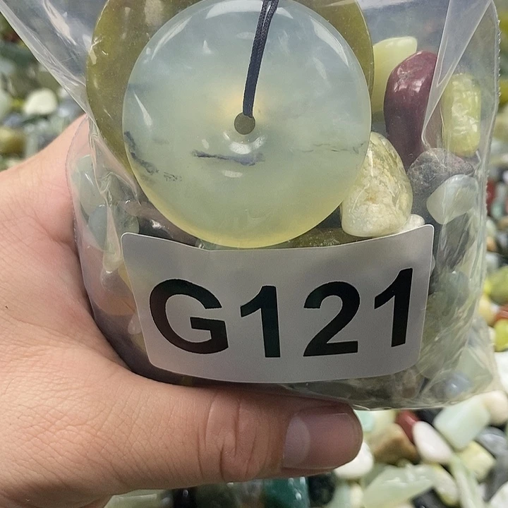 岫玉鱼缸石未镶嵌