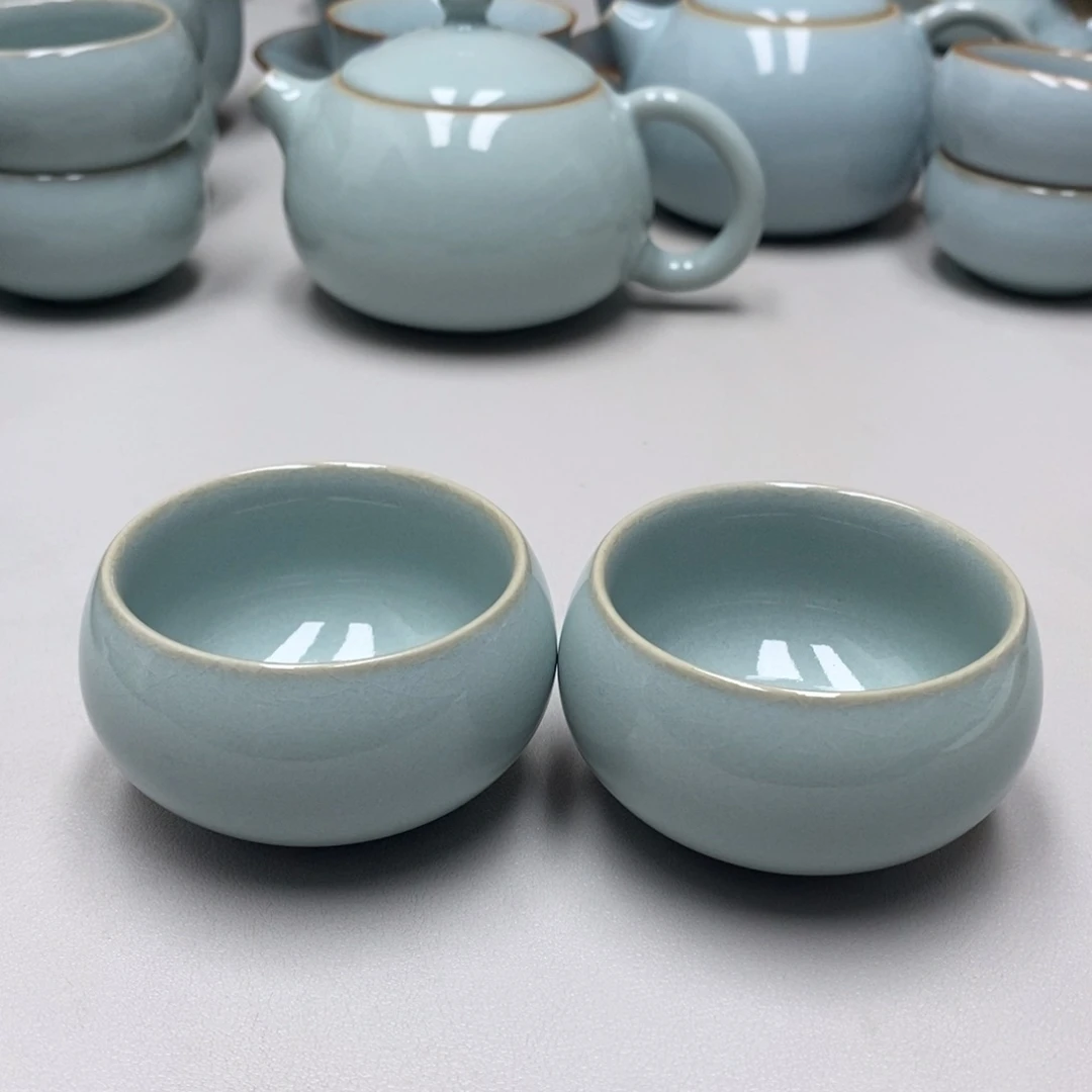 7***N一对赵琳禅定客杯无礼盒