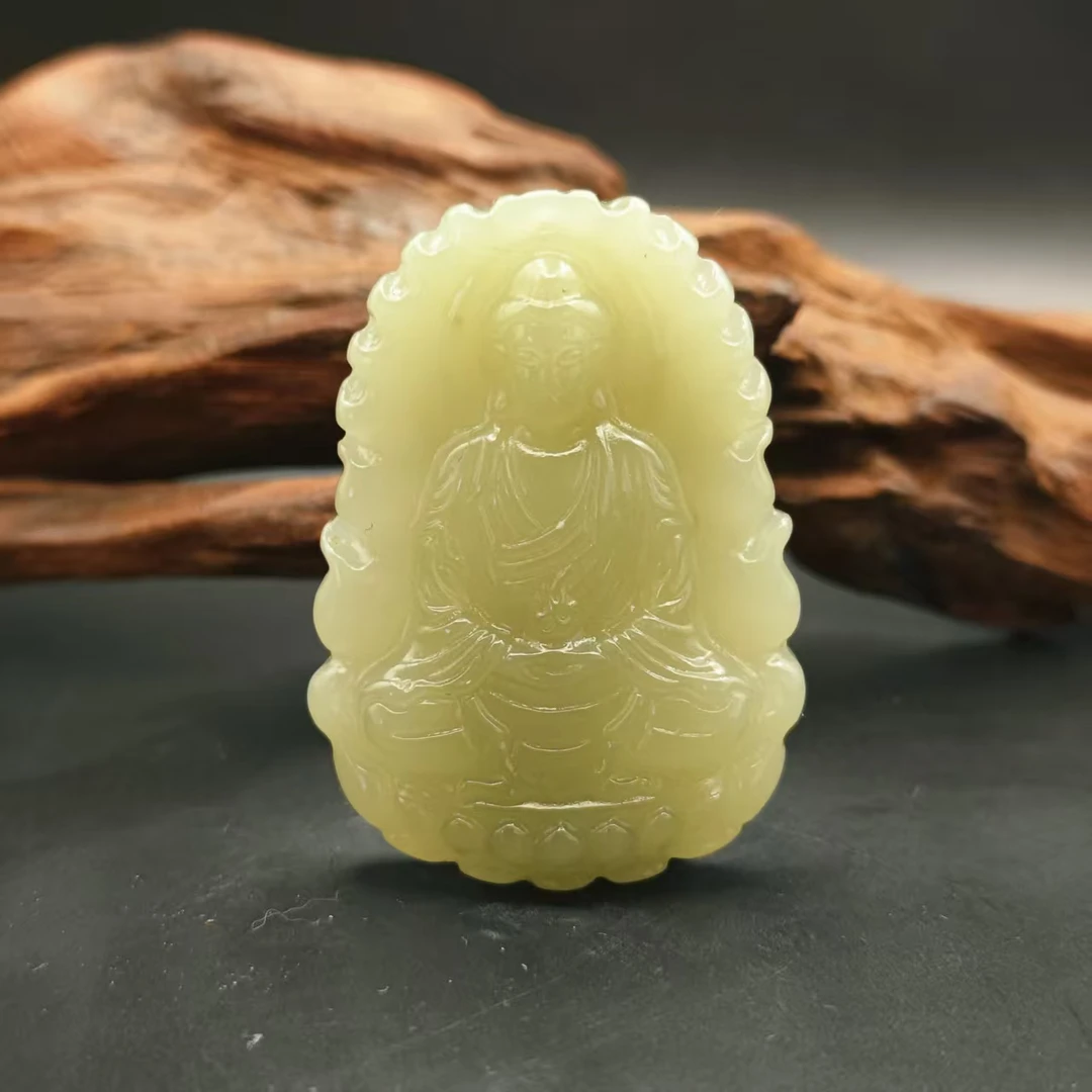 Z和田玉大日如来吊坠1601