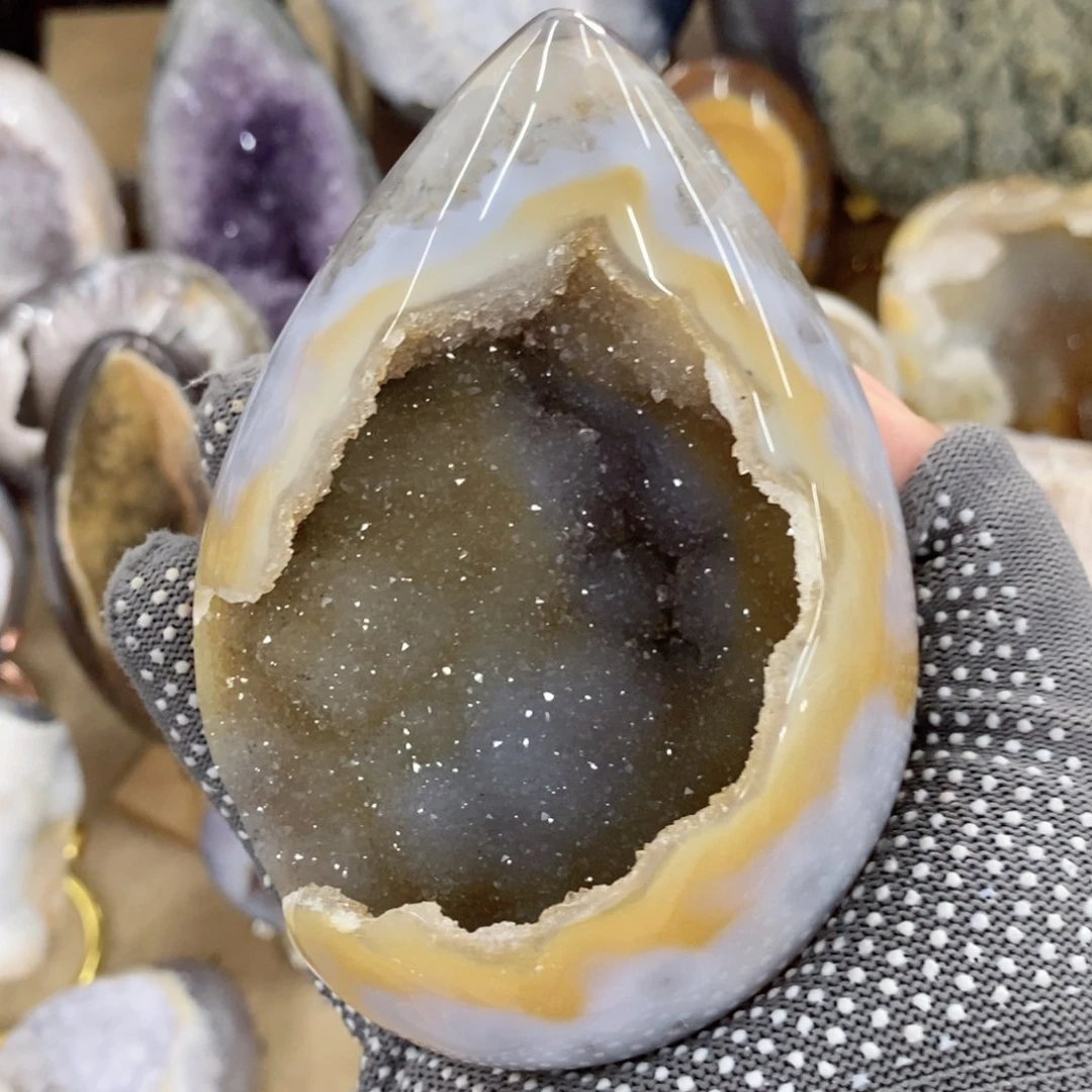 紫晶珠宝半成品未镶嵌