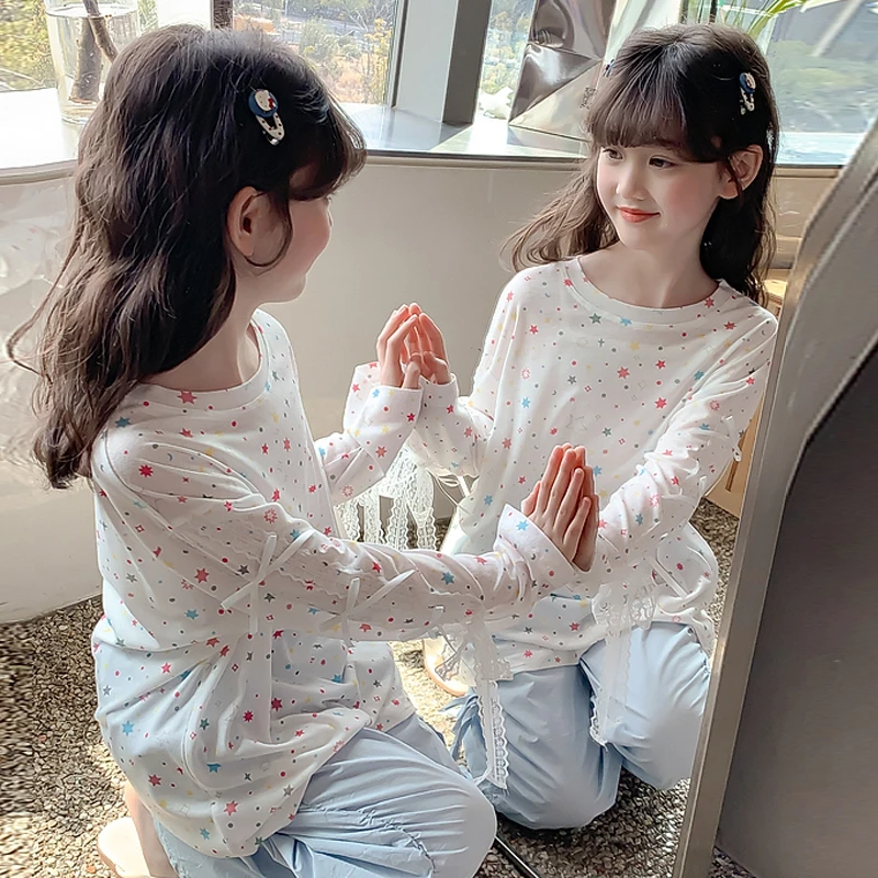 女童t恤春装2025新款洋气儿童长袖打底衫春秋款小女孩春季上衣潮