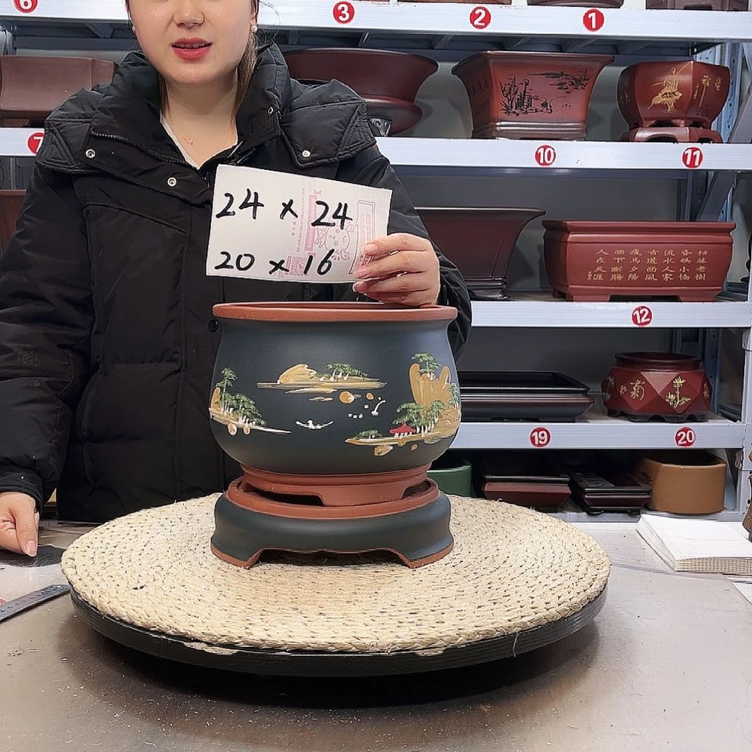 花盆紫砂紫砂花盆