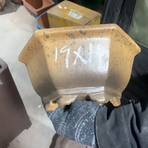 紫砂花盆手工制作