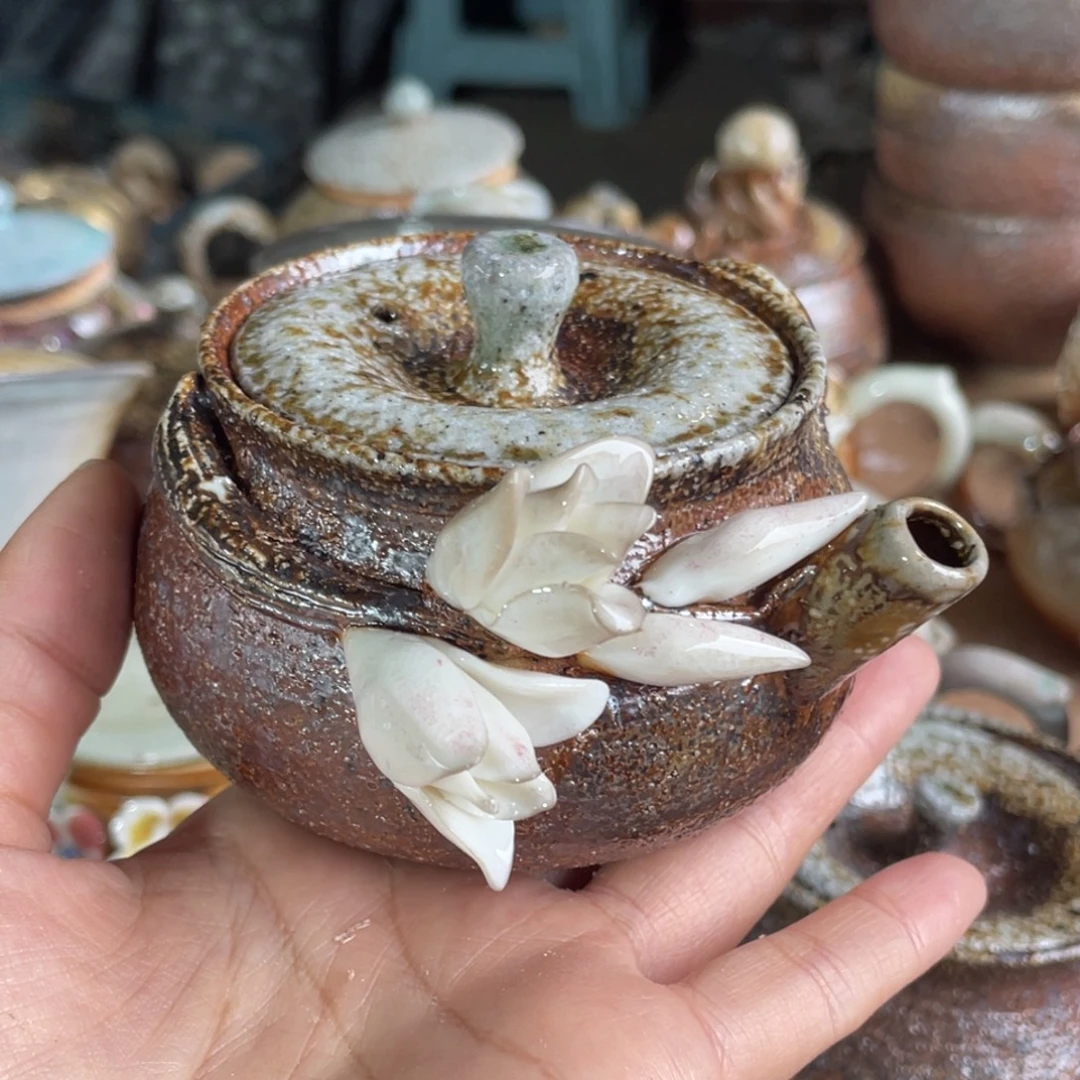 纯手工柴烧茶壶茶具