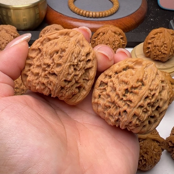 文玩核桃把件静43南疆全品